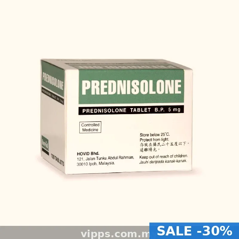 Prednisolone (Prednisolone) 40mg 10 Tablets Online in Kuala Lumpur — From $0.42 Per Pill