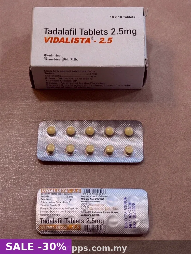 60mg Tadalafil Tablets in Malaysia — Generic Vidalista for Erectile Dysfunction